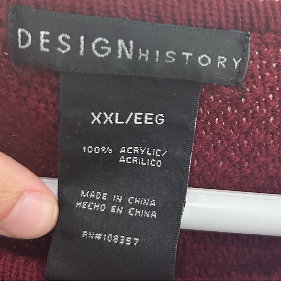 Design History Bourdeaux Colored Sweater - Picture 3 of 6